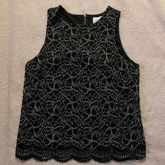 Elle Tops - Elle women’s black and white top